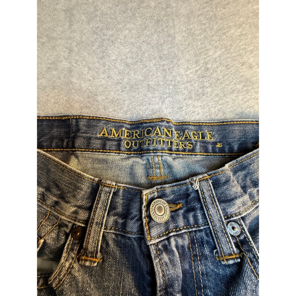 American Eagle Original Bootcut Jeans Women's Y2K Size 29x32 Medium Wash - Picture 9 of 12